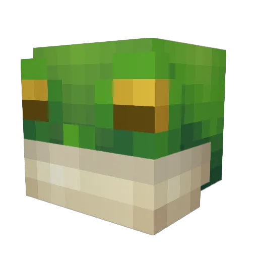 MoxGamingDK Minecraft avatar head, 3D render