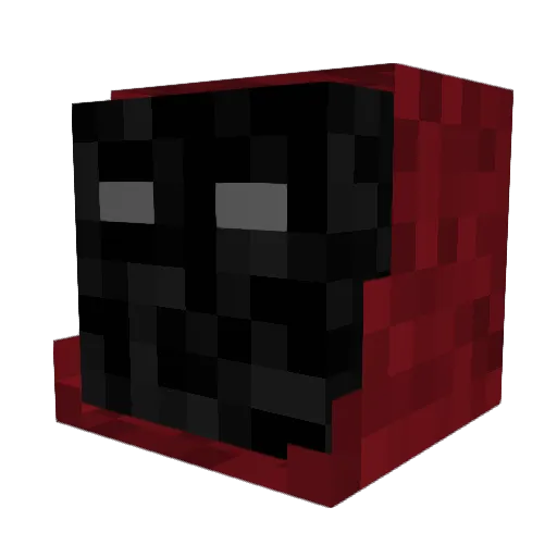 Moxeil Minecraft avatar head, 3D render