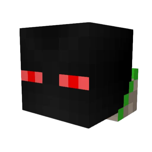 Moxtez Minecraft avatar head, 3D render