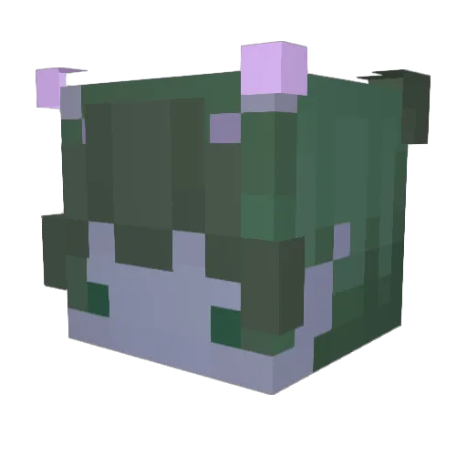 Moyzx Minecraft avatar head, 3D render