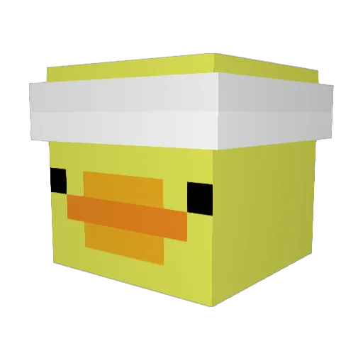 Mozarko Minecraft avatar head, 3D render