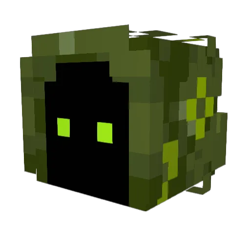 Mozerelli Minecraft avatar head, 3D render
