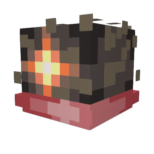 Mozgowik Minecraft avatar head, 3D render