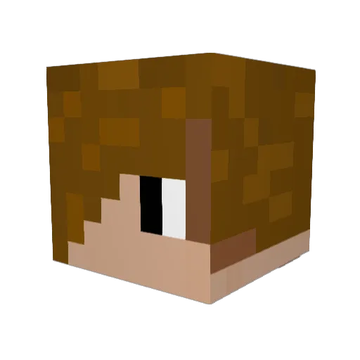 Mozlfc03 Minecraft avatar head, 3D render