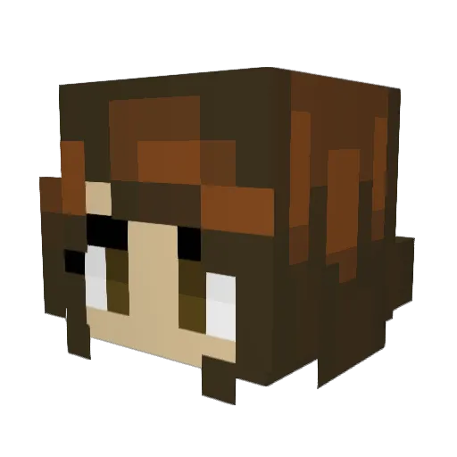 Mozziedo0 Minecraft avatar head, 3D render