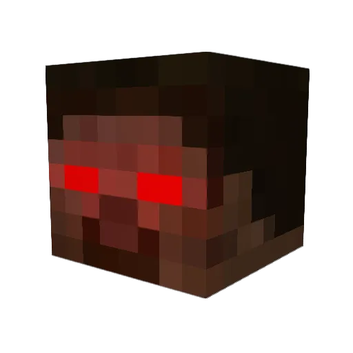 Mpalourdos Minecraft avatar head, 3D render