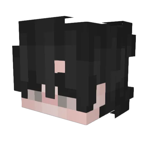Mpayro Minecraft avatar head, 3D render