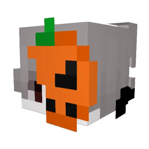 Mqqcx Minecraft avatar head, 3D render