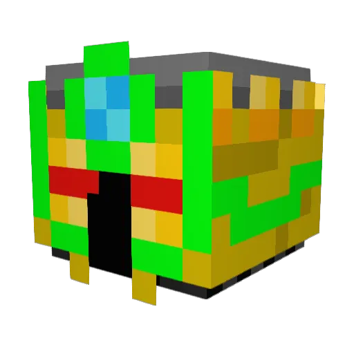 Mr0z13 Minecraft avatar head, 3D render