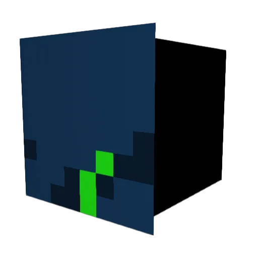 Mr1Coyote Minecraft avatar head, 3D render
