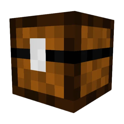 Mr1ndo Minecraft avatar head, 3D render