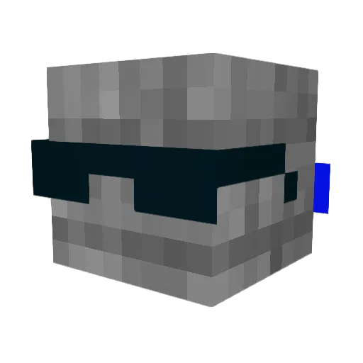 Mr2013 Minecraft avatar head, 3D render