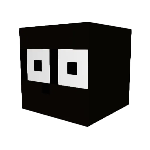 Mr2301 Minecraft avatar head, 3D render