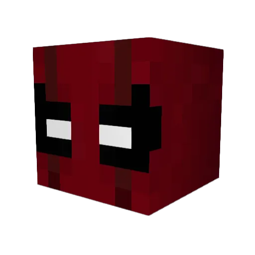 Mr3bbs Minecraft avatar head, 3D render