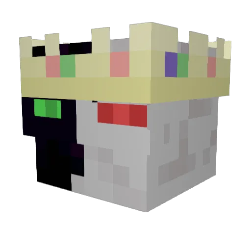 Mr54Supernoob Minecraft avatar head, 3D render