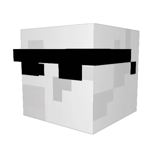 MrAMinecraft Minecraft avatar head, 3D render