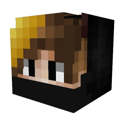MrARS1811 Minecraft avatar head, 3D render