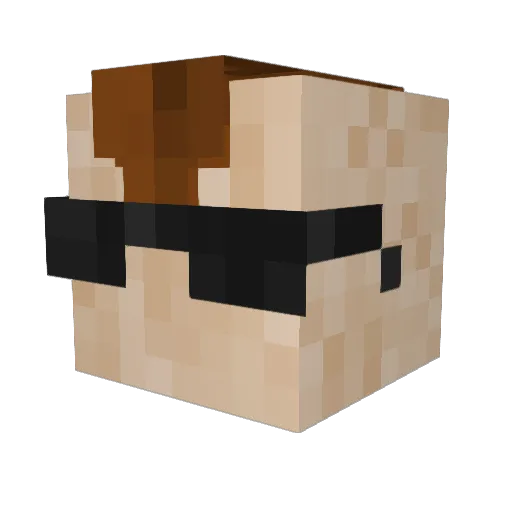 MrAdolfSchmitler Minecraft avatar head, 3D render