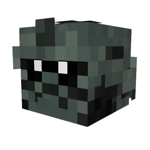 MrAlanGrey Minecraft avatar head, 3D render