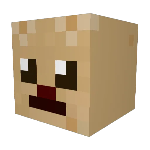 MrAlecs626 Minecraft avatar head, 3D render