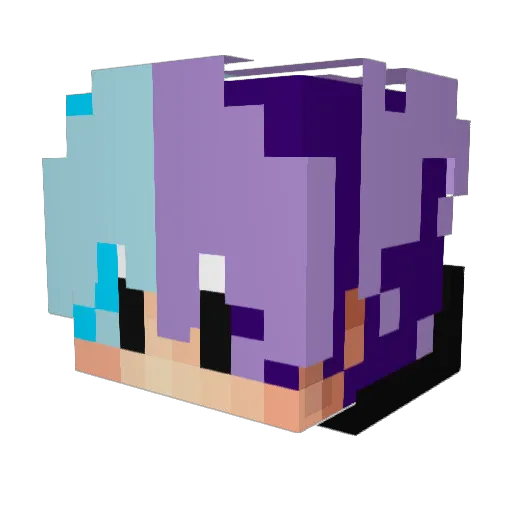 MrAljaz Minecraft avatar head, 3D render