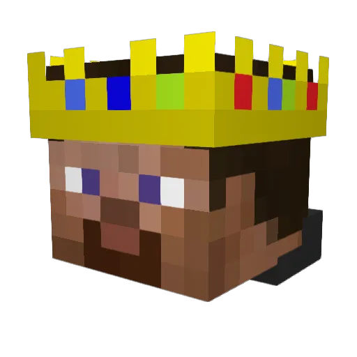 MrAlpa Minecraft avatar head, 3D render