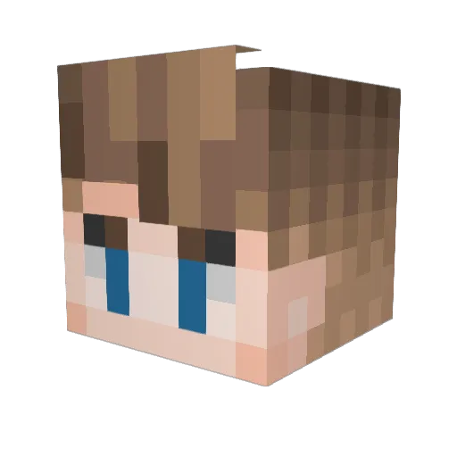 MrAltik Minecraft avatar head, 3D render