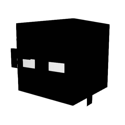 MrAmdus Minecraft avatar head, 3D render