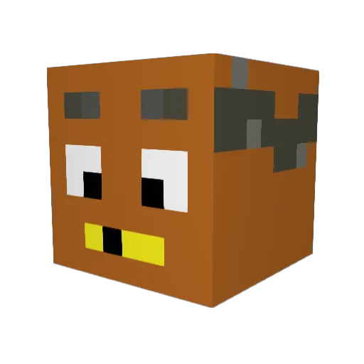 MrAmoredstyle Minecraft avatar head, 3D render