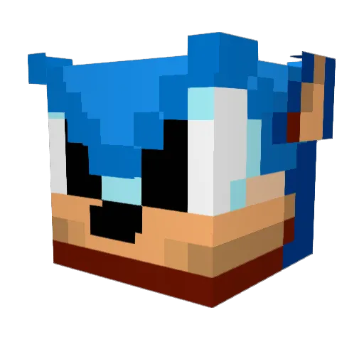 MrAnders0n Minecraft avatar head, 3D render