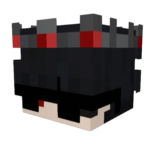 MrAnso_ Minecraft avatar head, 3D render