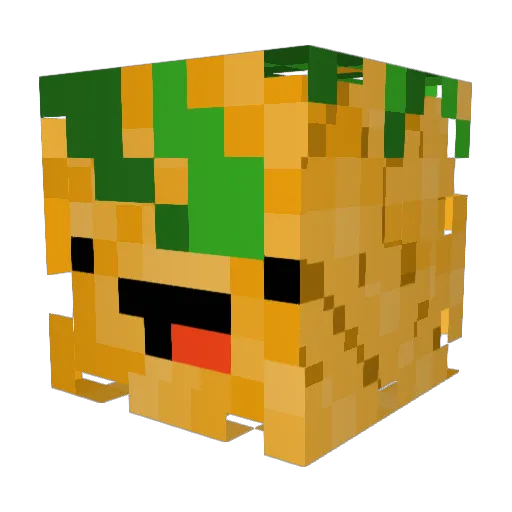 MrApplepinereal Minecraft avatar head, 3D render