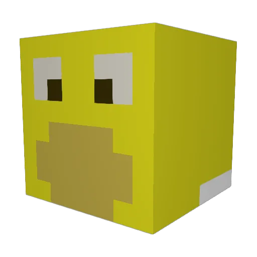 MrApples2020 Minecraft avatar head, 3D render
