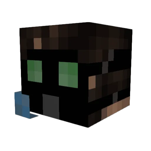 MrAristouxos Minecraft avatar head, 3D render