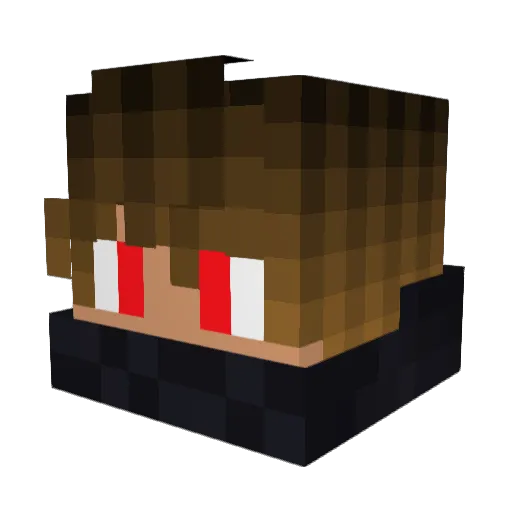 MrArmax Minecraft avatar head, 3D render