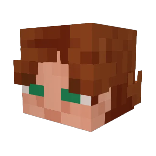 MrArteil Minecraft avatar head, 3D render