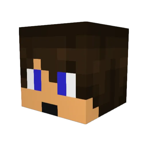MrAssassinsCreed Minecraft avatar head, 3D render