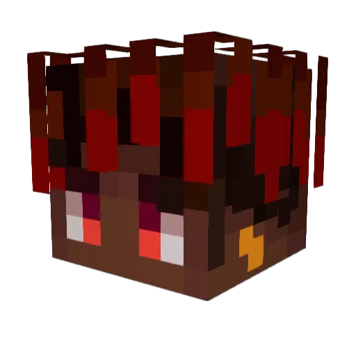 MrAstral4K Minecraft avatar head, 3D render