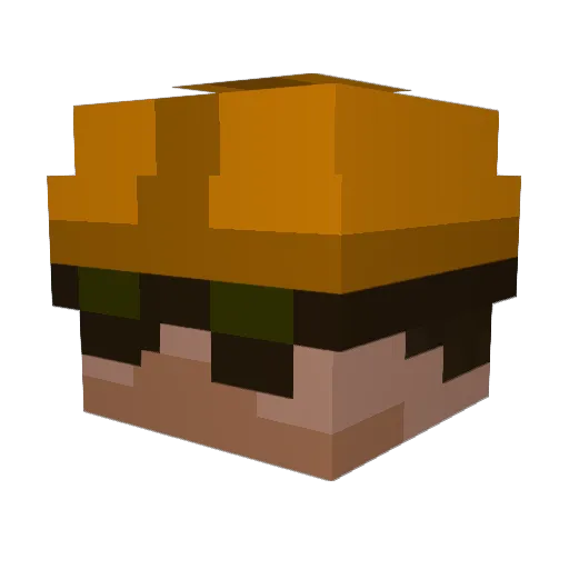 MrAviger Minecraft avatar head, 3D render