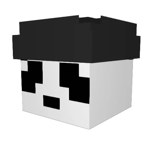 MrAwesomeDempsey Minecraft avatar head, 3D render