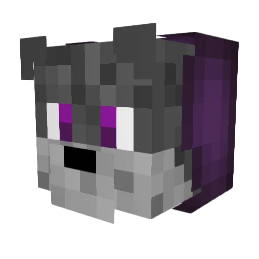 MrAxsus Minecraft avatar head, 3D render