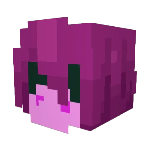 MrB0b98 Minecraft avatar head, 3D render
