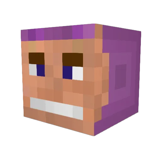 MrBS25 Minecraft avatar head, 3D render