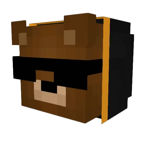 MrBUBBLES1018 Minecraft avatar head, 3D render