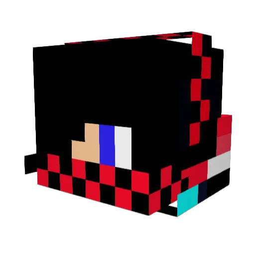 MrBaconJr Minecraft avatar head, 3D render