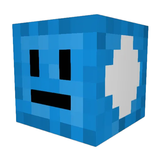 MrBadCat2020 Minecraft avatar head, 3D render