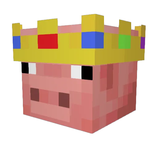 MrBadShoe Minecraft avatar head, 3D render