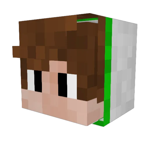MrBaileyisme Minecraft avatar head, 3D render