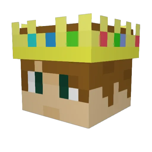 MrBakuu Minecraft avatar head, 3D render