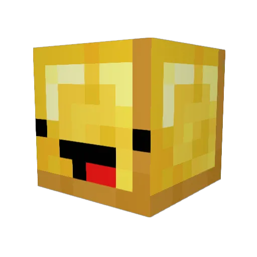 MrBanana010101 Minecraft avatar head, 3D render